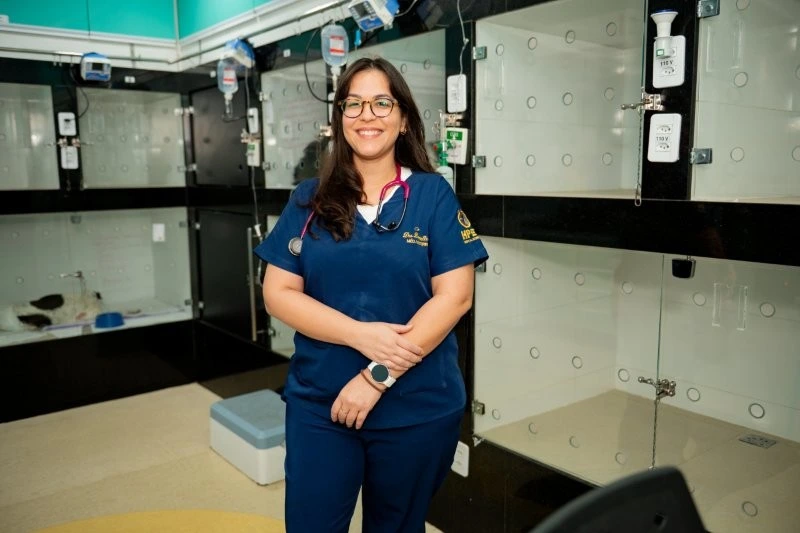 Clínica veterinária com internação